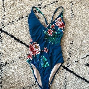 Kona sol target bathing swim suit floral
